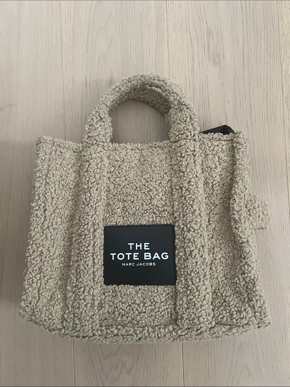 Marc Jacobs Sherpa Mini Tote in Neutral Beige